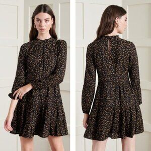 Superdry Richelle Floral Long Sleeve A-Line Dress 4